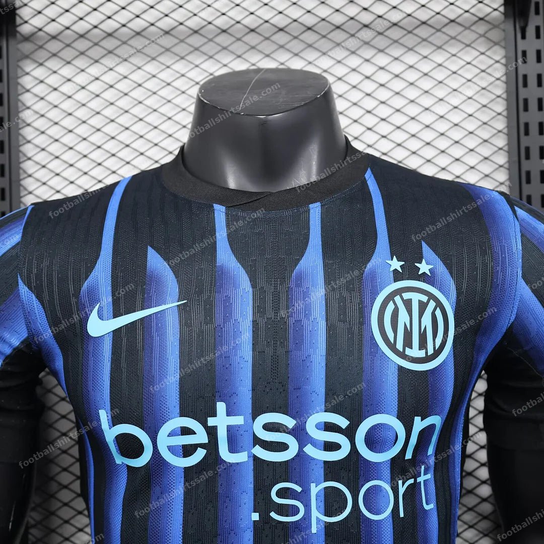 2025/2026 Player Version Inter Milan Home Football Shirt - Detail 2