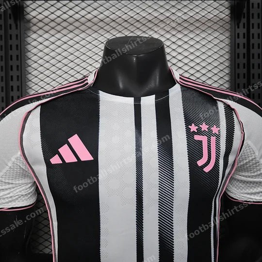 2025/2026 Player Version Juventus Home Football Shirt - Detail 2