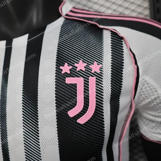 2025/2026 Player Version Juventus Home Football Shirt - Detail 4