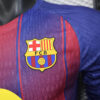 2025/2026 Player Version Long Sleeve Barcelona Home Football Shirt - Detail 5