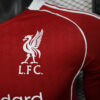 2025/2026 Player Version Long Sleeve Liverpool Home Football Shirt - Detail 4