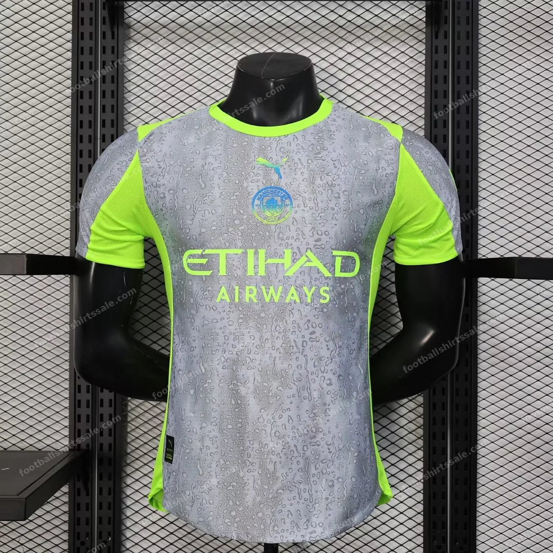 2025/2026 Player Version Manchester City Third Away Football Shirt