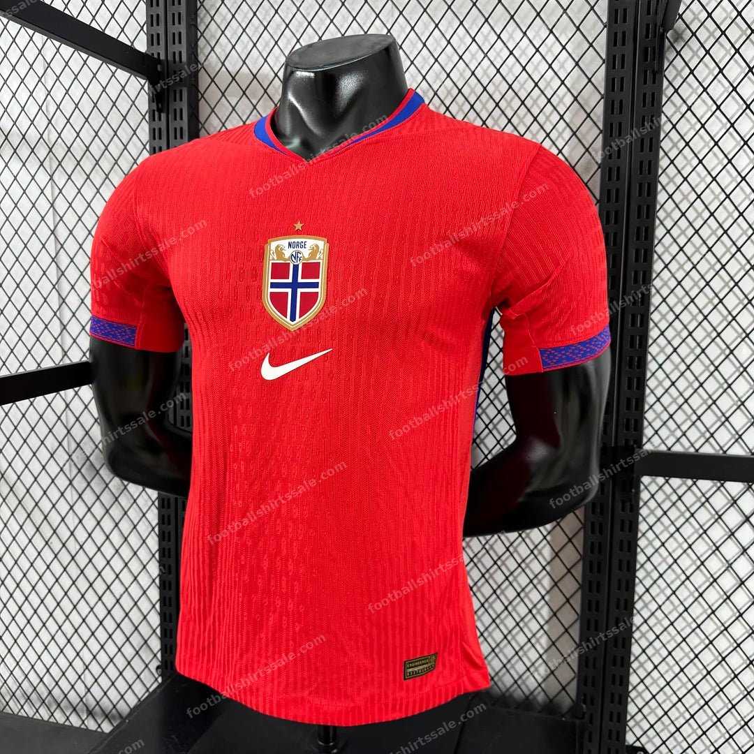 2025 Player Version Norway National Team Home Football Jersey - Detail 3
