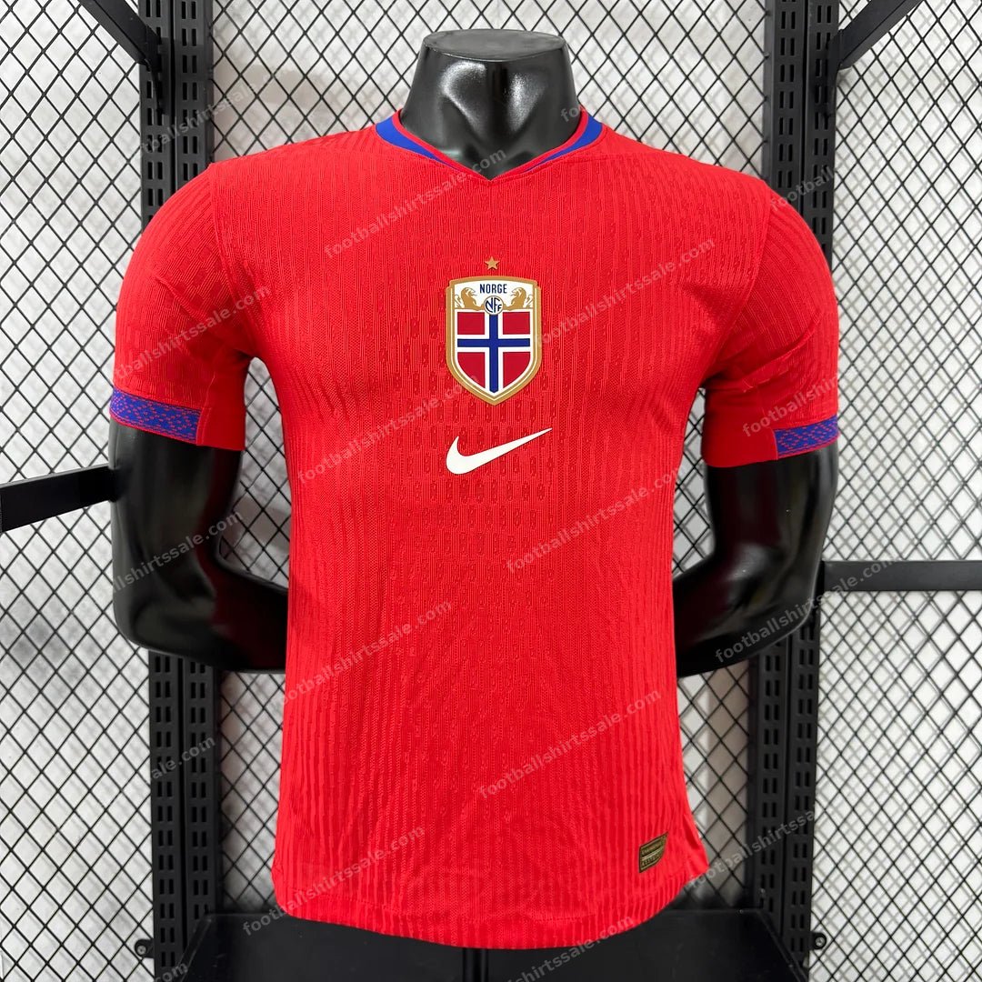 2025 Player Version Norway National Team Home Football Jersey
