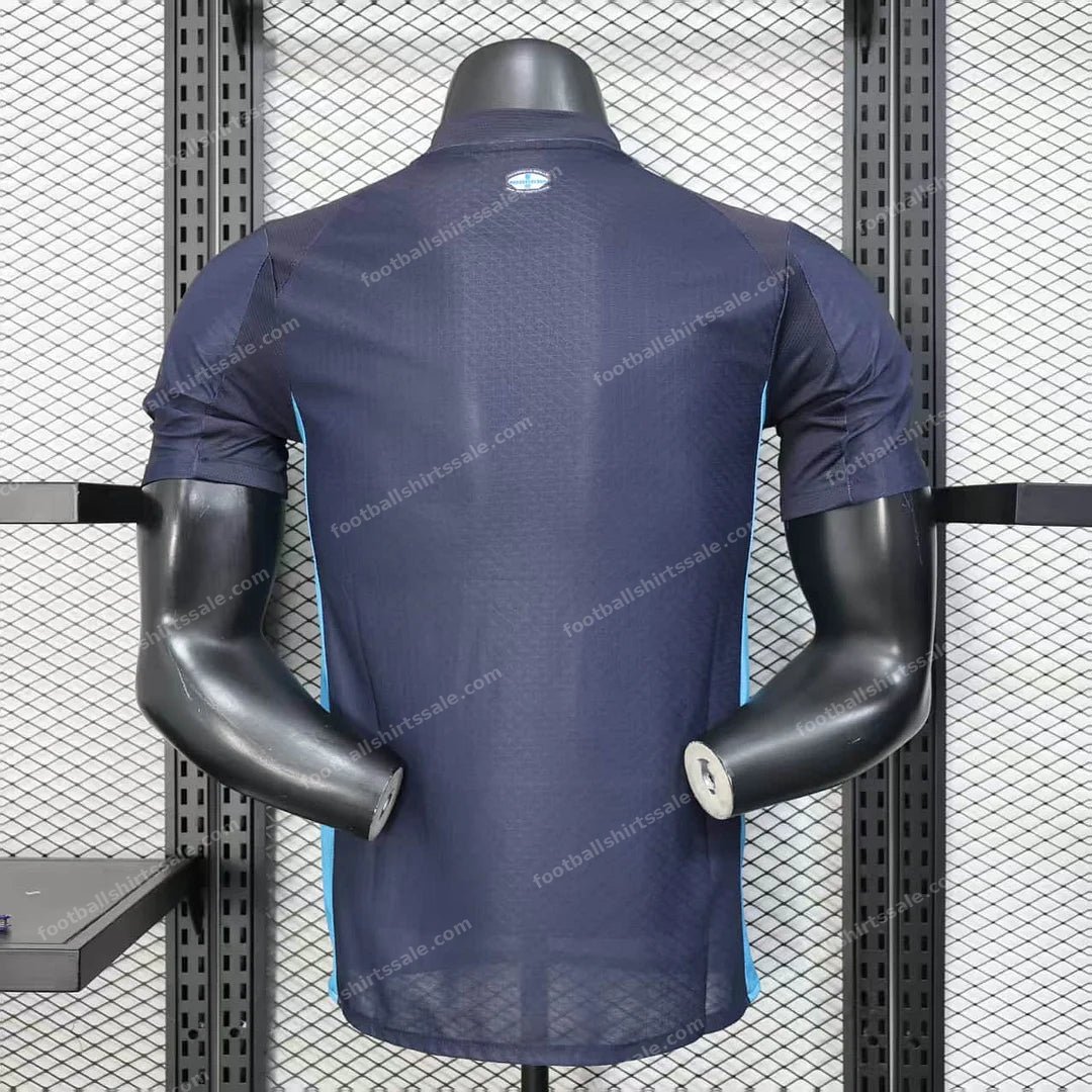 2025/2026 Player Version Olympique Marseille Away Football Shirt - Detail 1