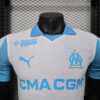 2025/2026 Player Version Olympique Marseille Home Football Shirt - Detail 2