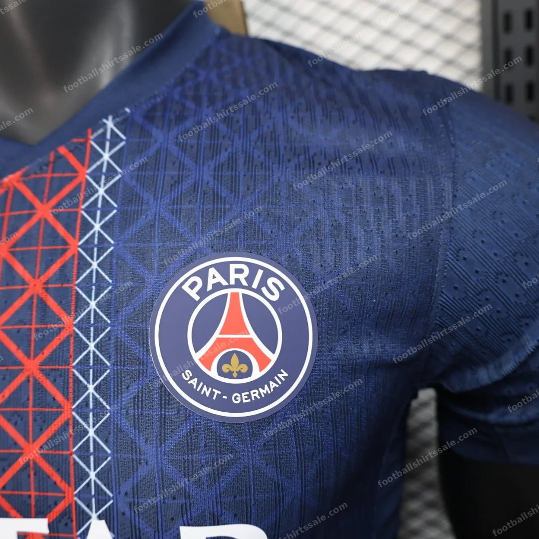 2025/2026 Player Version PSG Paris Saint-Germain Home Football Shirt - Detail 4