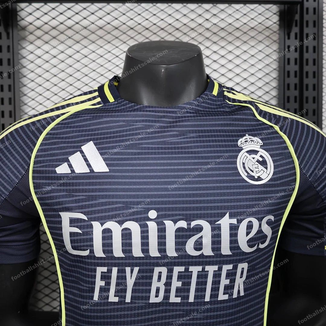 2025/2026 Player Version Real Madrid Away Football Shirt 1:1 - Detail 2