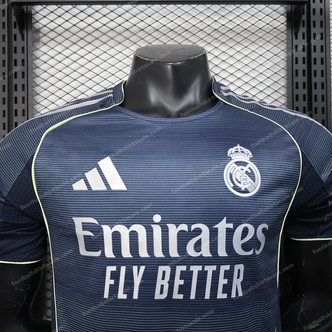 2025/2026 Player Version Real Madrid Away Football Shirt - Detail 1