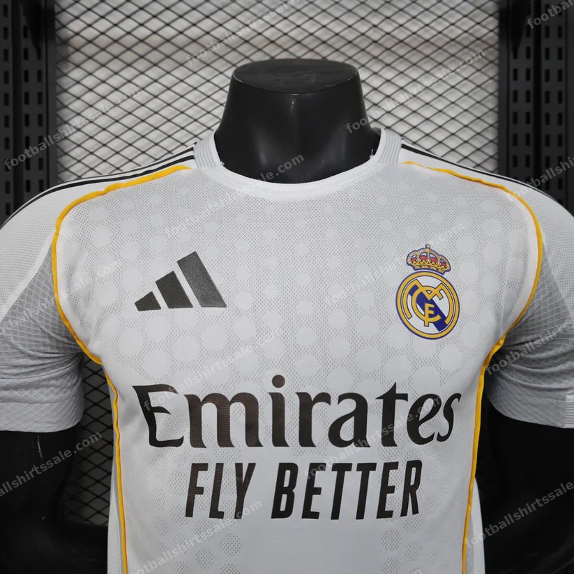 2025/2026 Player Version Real Madrid Home Football Shirt 1:1 - Detail 2