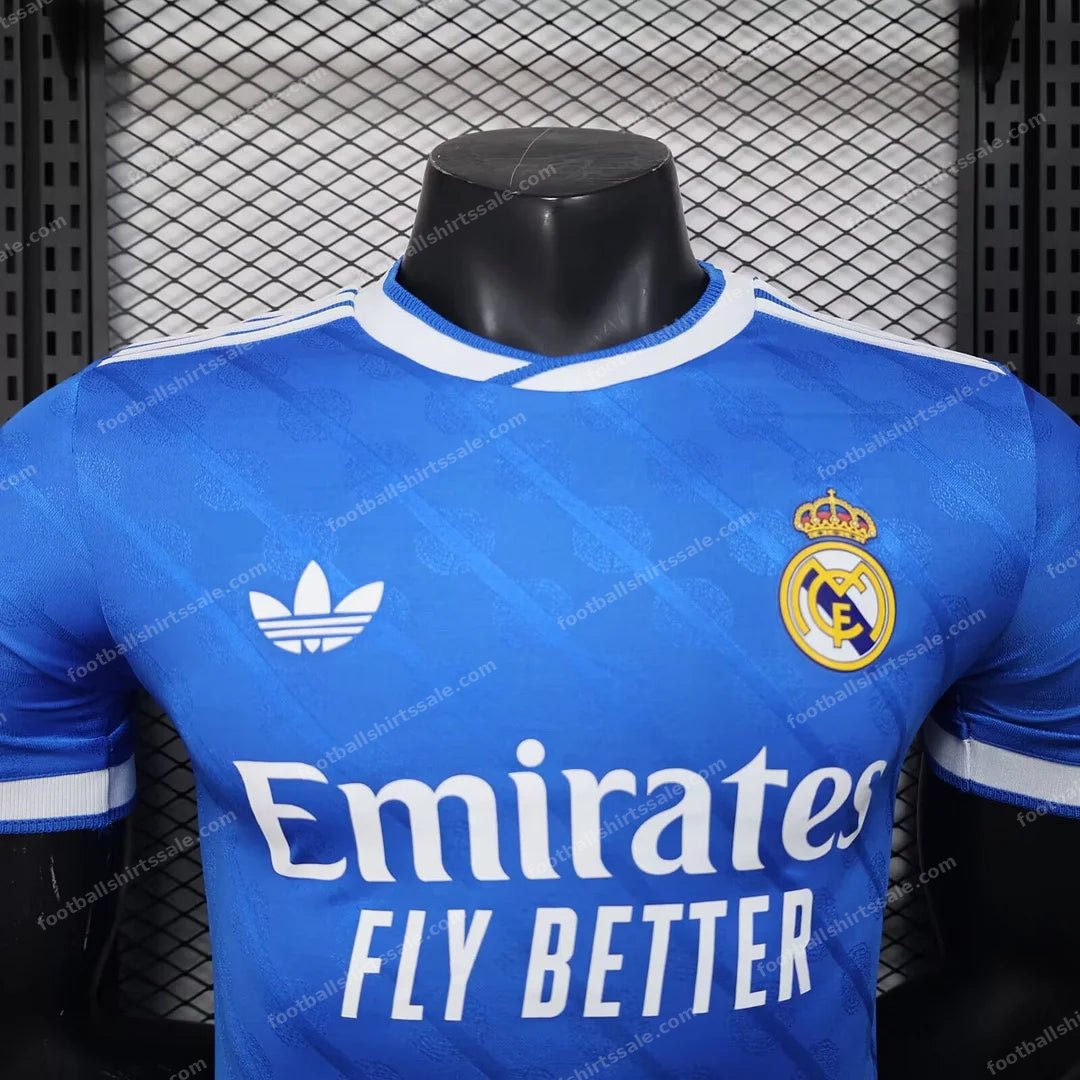2025/2026 Player Version Real Madrid Third Away Football Shirt - Detail 2