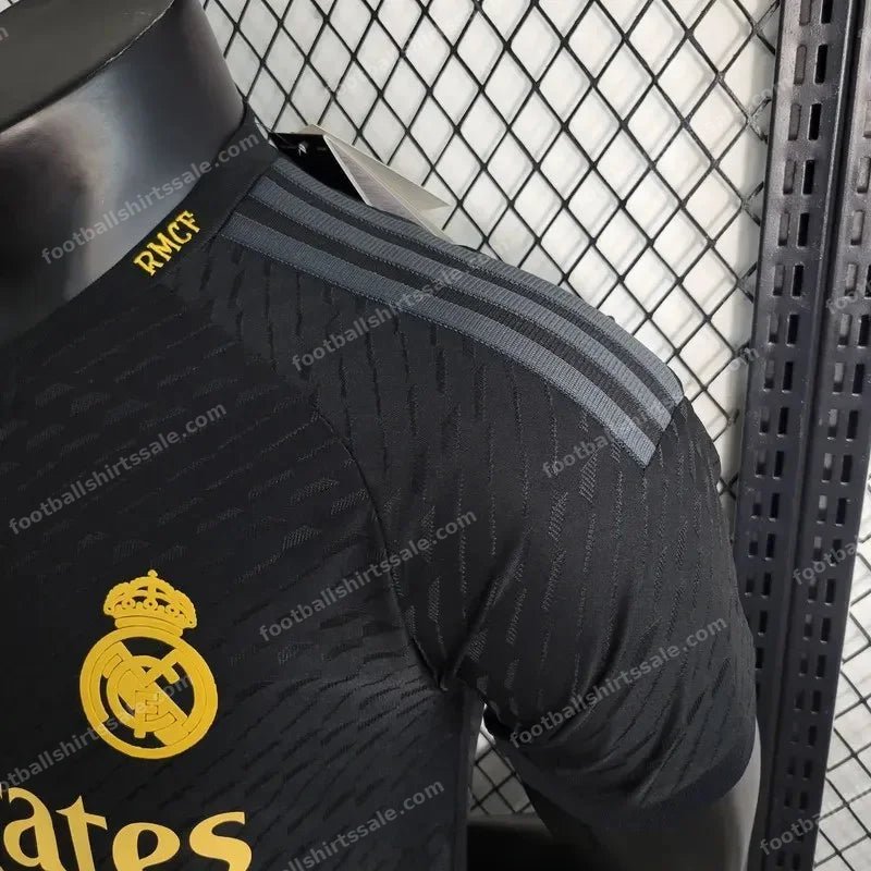2023/2024 Player Version Real Madrid Third Away Soccer Jersey - Detail 3