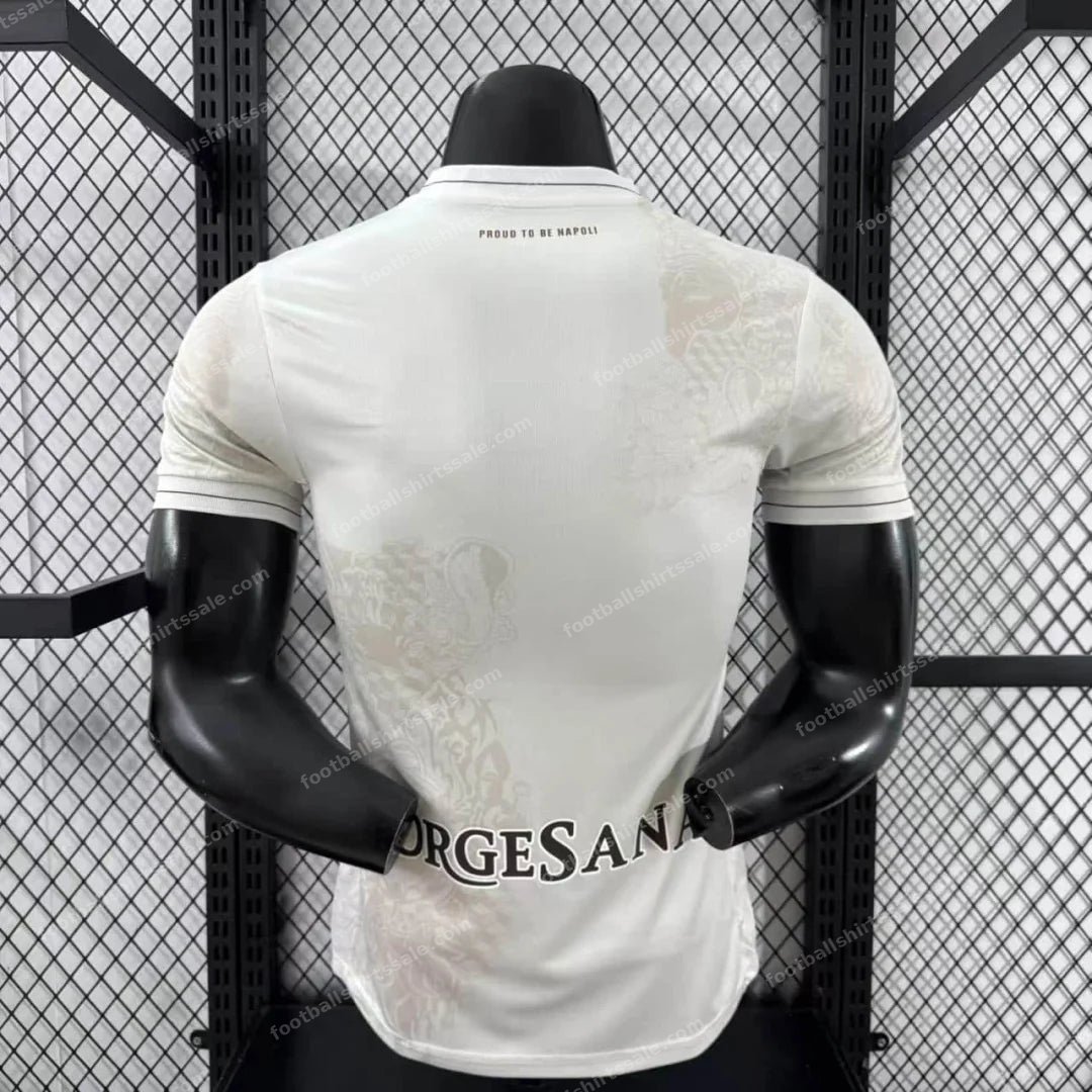 2025/2026 Player Version SSC Napoli Away Football Shirt - Detail 1