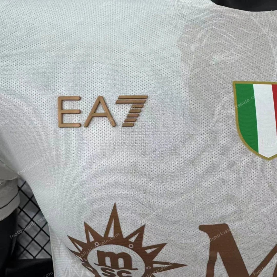 2025/2026 Player Version SSC Napoli Away Football Shirt - Detail 3