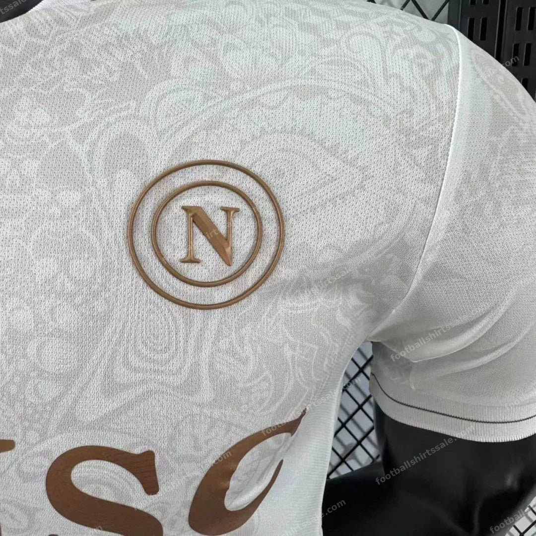 2025/2026 Player Version SSC Napoli Away Football Shirt - Detail 4