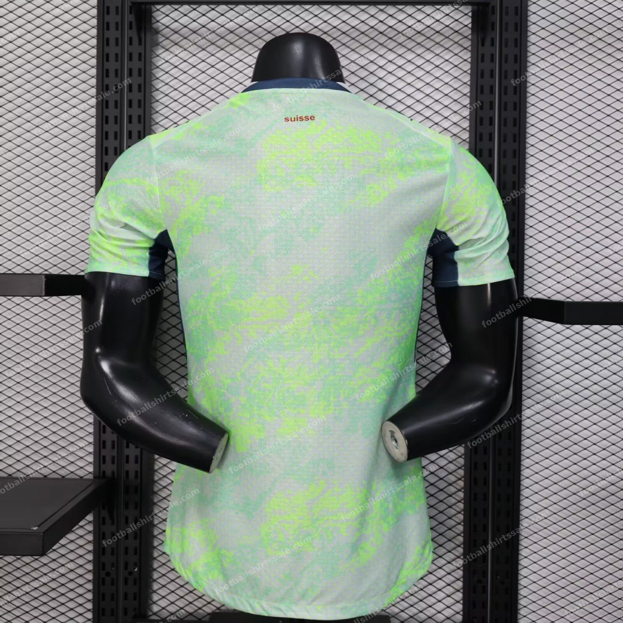 2026 Player Version Switzerland Away Green Jersey - Detail 1