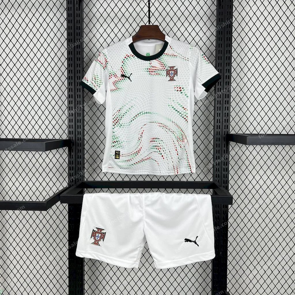 2025 Portugal Away Football Shirt Kids Size 1:1