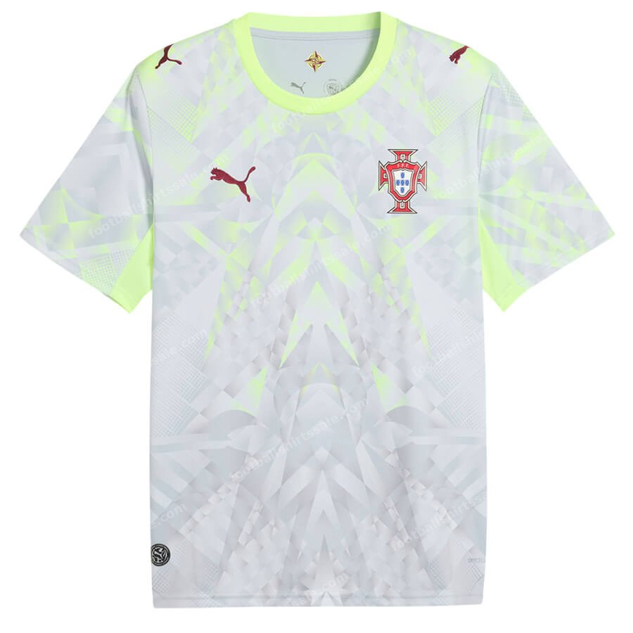Portugal Goalkeeper Shirt 2026 – Silver