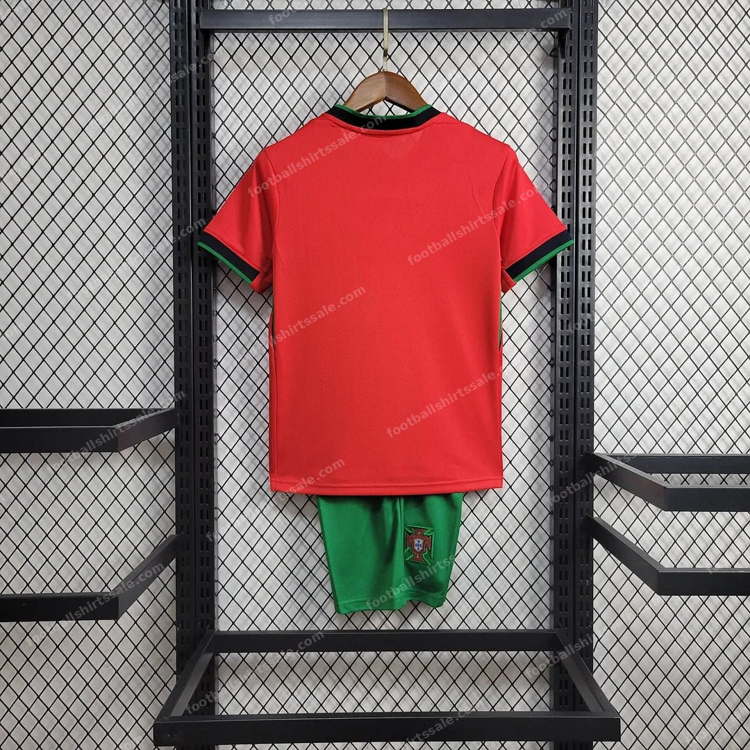 2024 Portugal Home Football Shirt Kids Size 1:1 Thai Quality - Detail 1