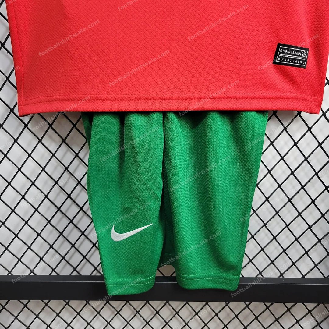 2024 Portugal Home Football Shirt Kids Size 1:1 Thai Quality - Detail 6