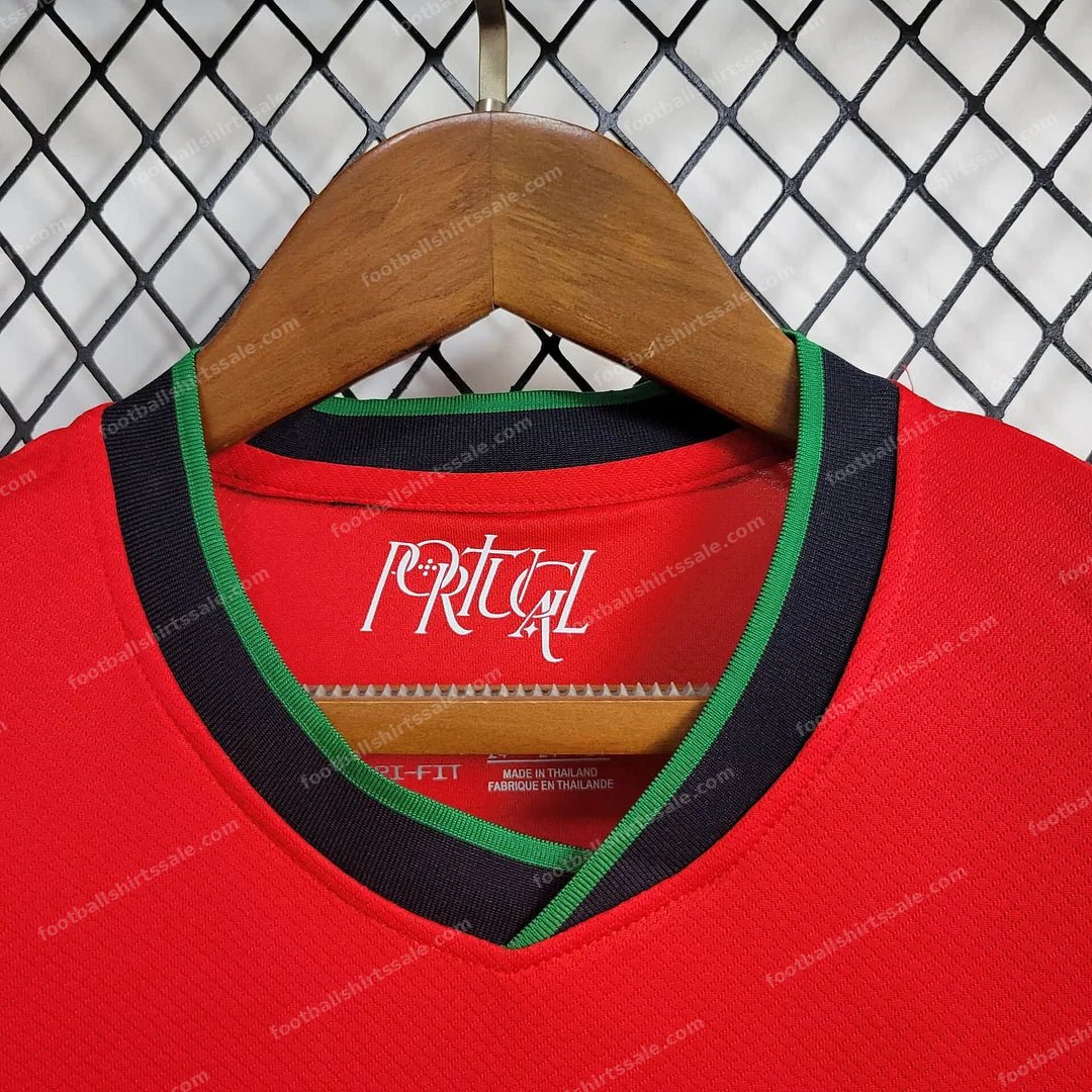 2024 Portugal Home Football Shirt Kids Size 1:1 Thai Quality - Detail 7