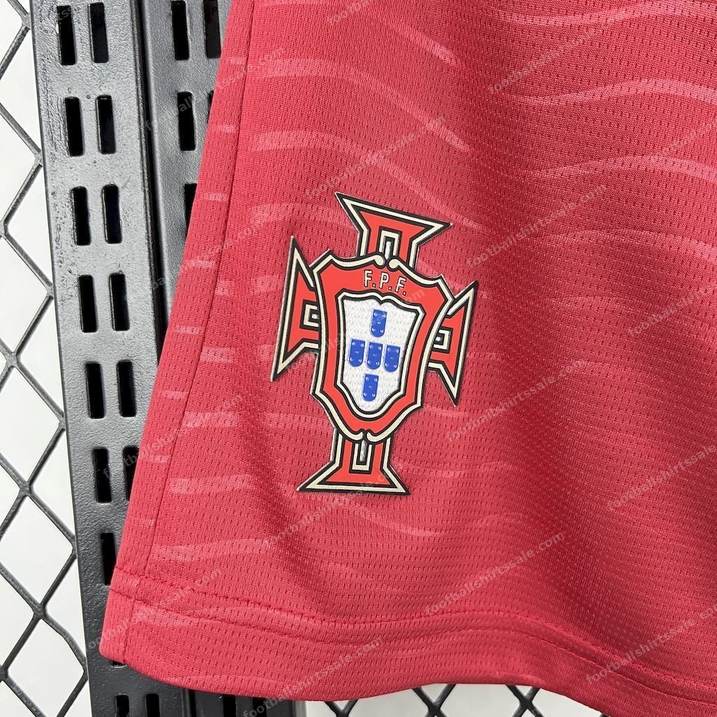 2026 Portugal Home World Cup Shorts - Detail 1