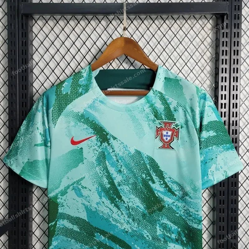 2023/2024 Portugal Pre-Match Training Football Shirt - Detail 3