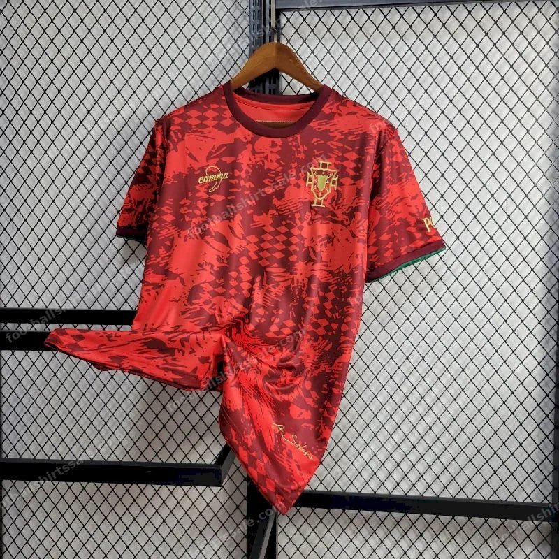 2024 Portugal Special Edition Red Football Shirt 1:1 Thai Quality - Detail 2
