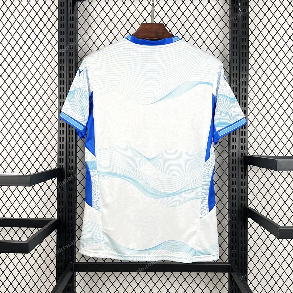 2026 Portugal Special Edition White Blue Shirt - Detail 1