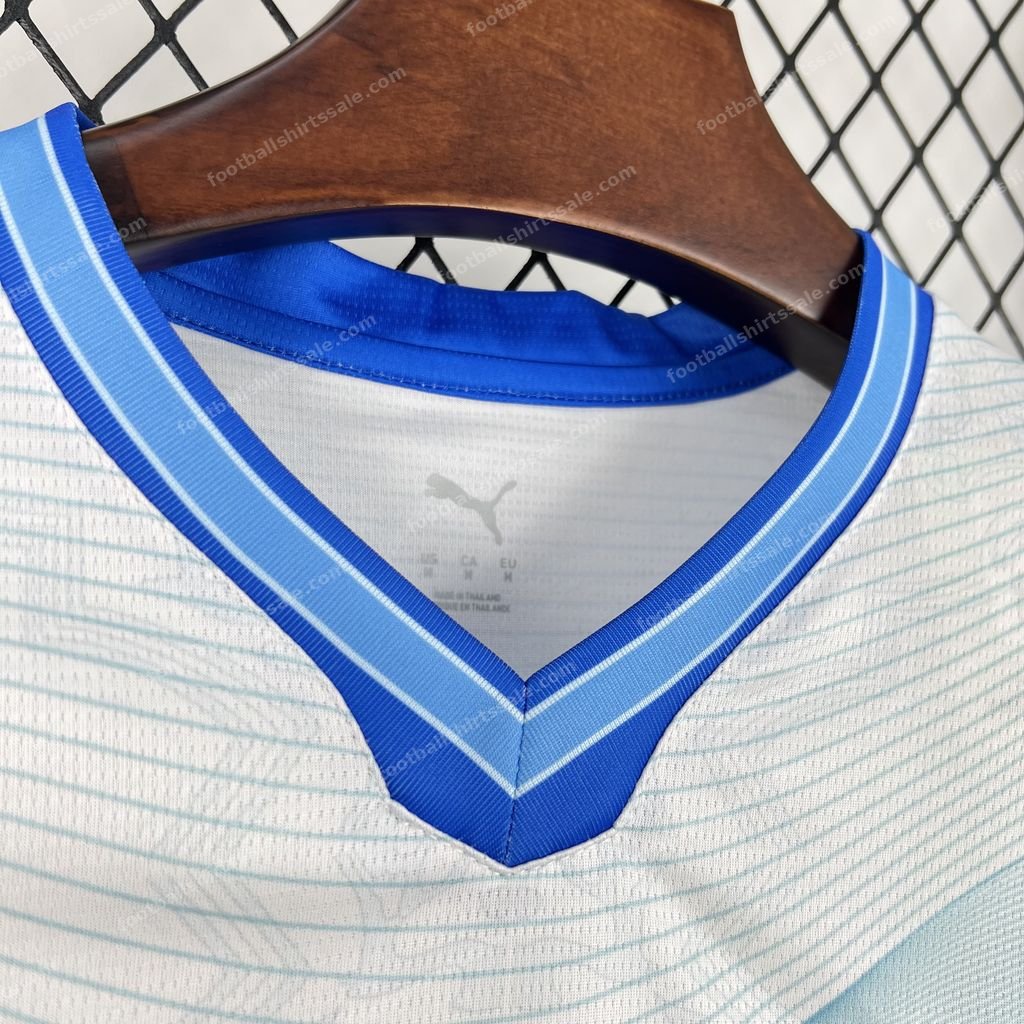 2026 Portugal Special Edition White Blue Shirt - Detail 3