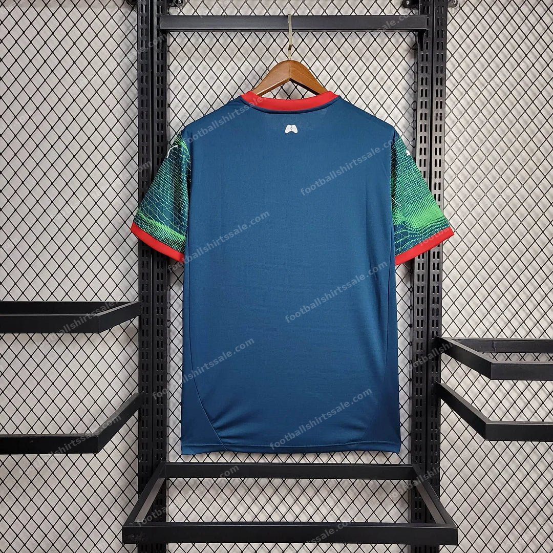 2025 Portugal Training Wear Football Shirt Green - Detail 1