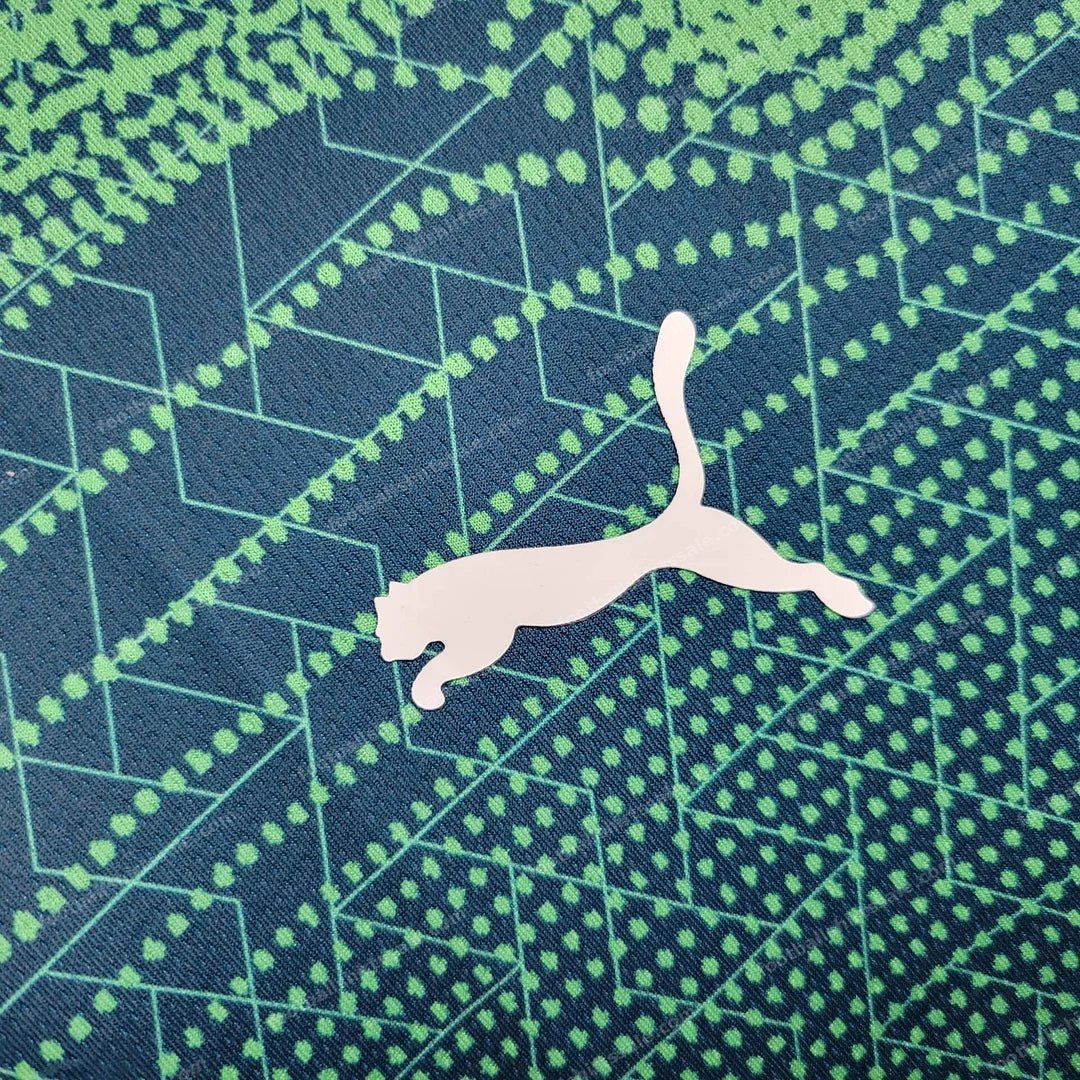2025 Portugal Training Wear Football Shirt Green - Detail 2