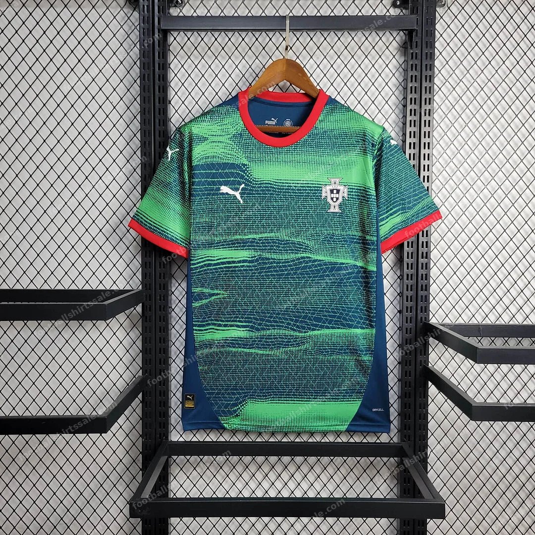 2025 Portugal Training Wear Football Shirt Green