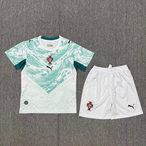 2026 Portugal World Cup Away Football Shirt Kids Size