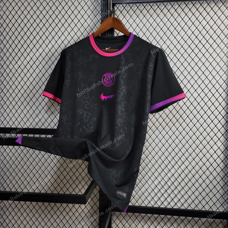 PSG Paris Saint-Germain Drip Noir Kit 2024/2025 Special Edition - Detail 2