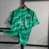 2023/2024 Psg Paris Saint-Germain Goalkeeper Green Football Shirt - Detail 2