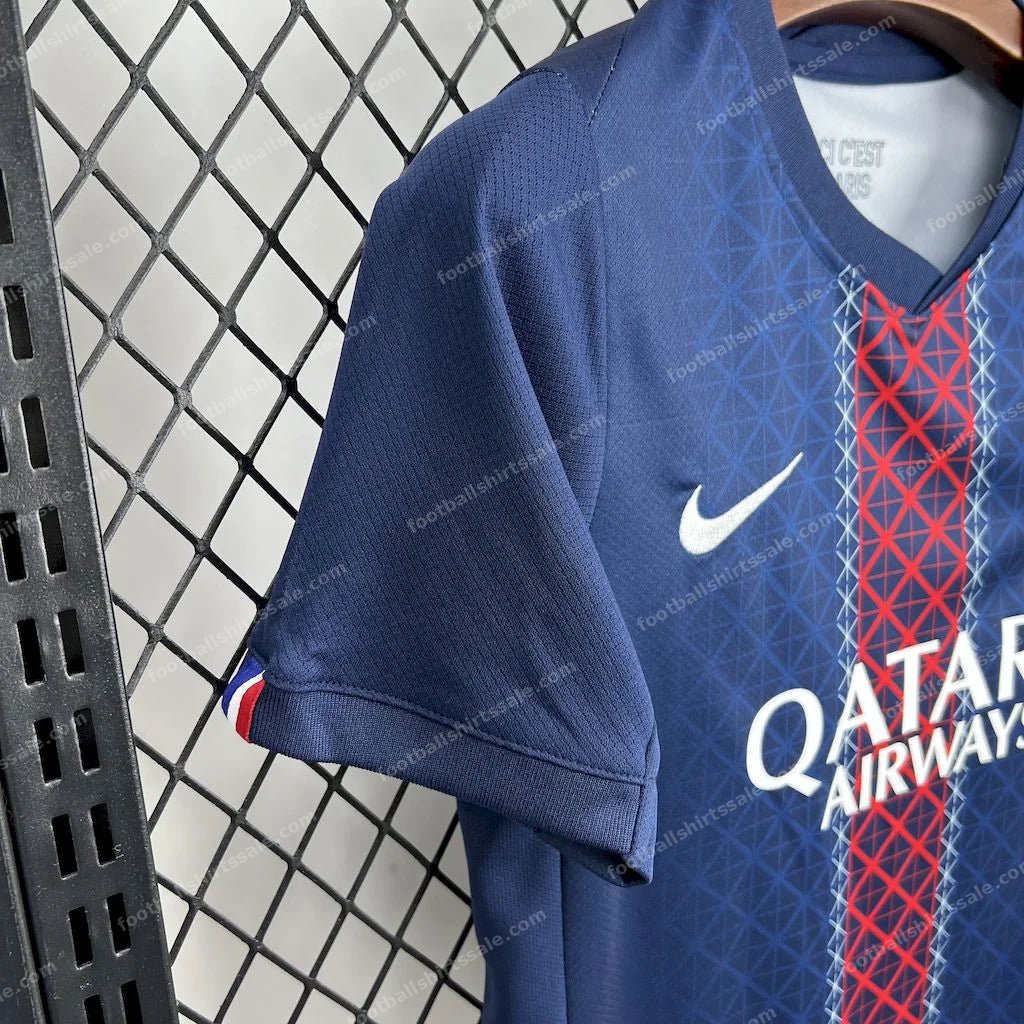 2025/2026 PSG Paris Saint-Germain Home Football Shirt Kids Size - Detail 6
