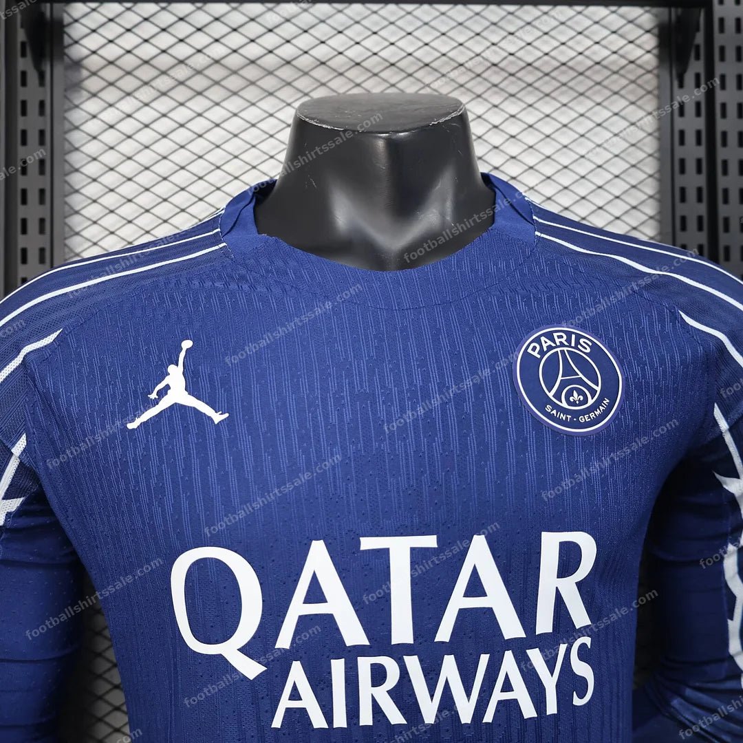 2024/2025 Psg Paris Saint-Germain Long Sleeve Fourth Away Player Version Jersey - Detail 2
