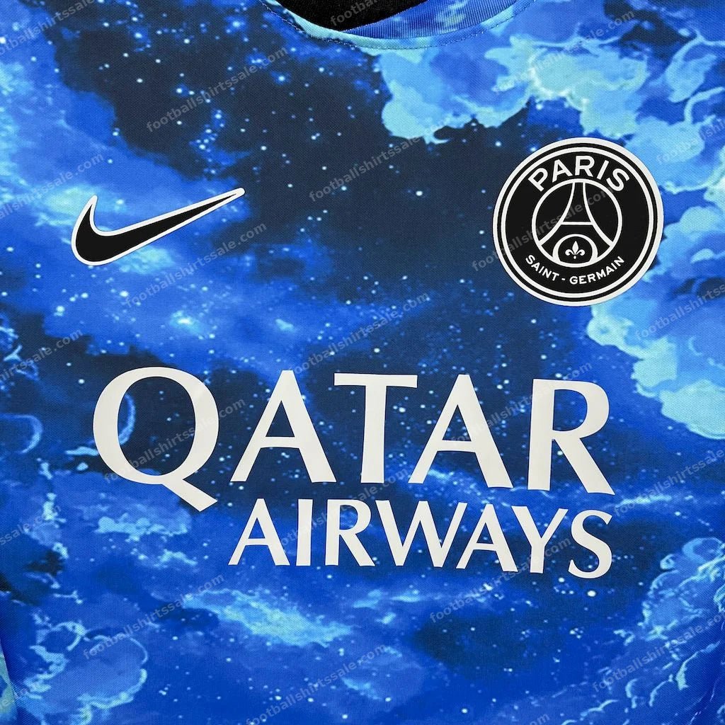 2025/2026 PSG Paris Saint-Germain Night Blue Football Shirt - Detail 2