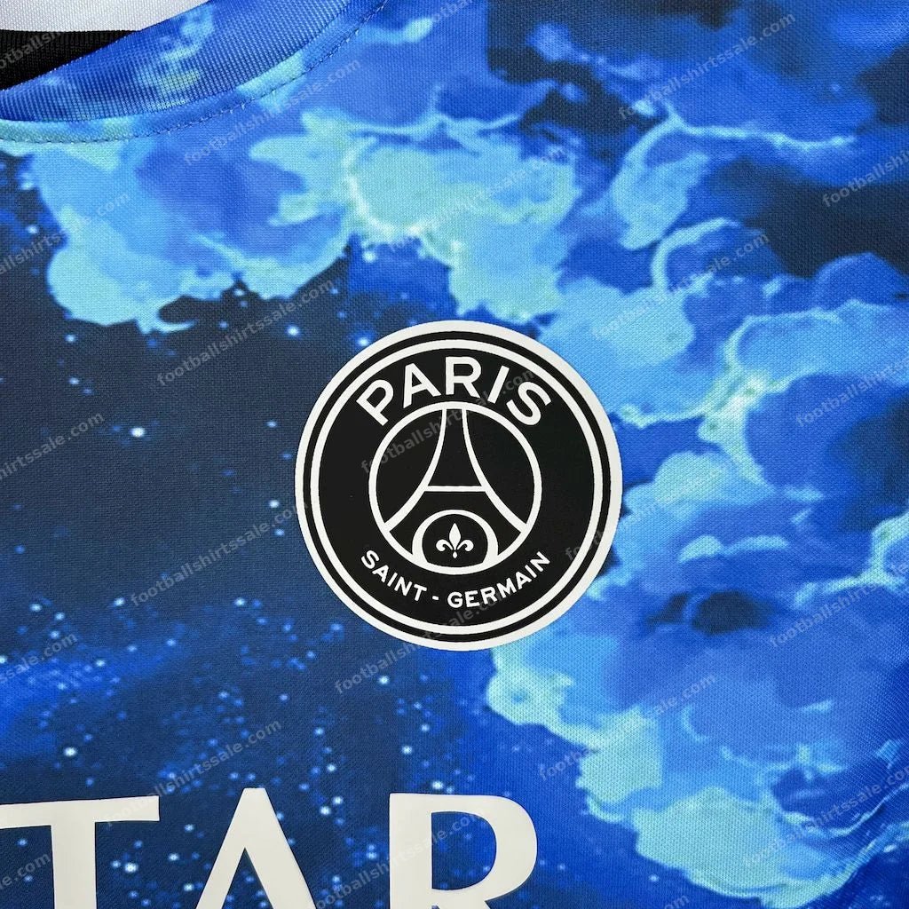 2025/2026 PSG Paris Saint-Germain Night Blue Football Shirt - Detail 4