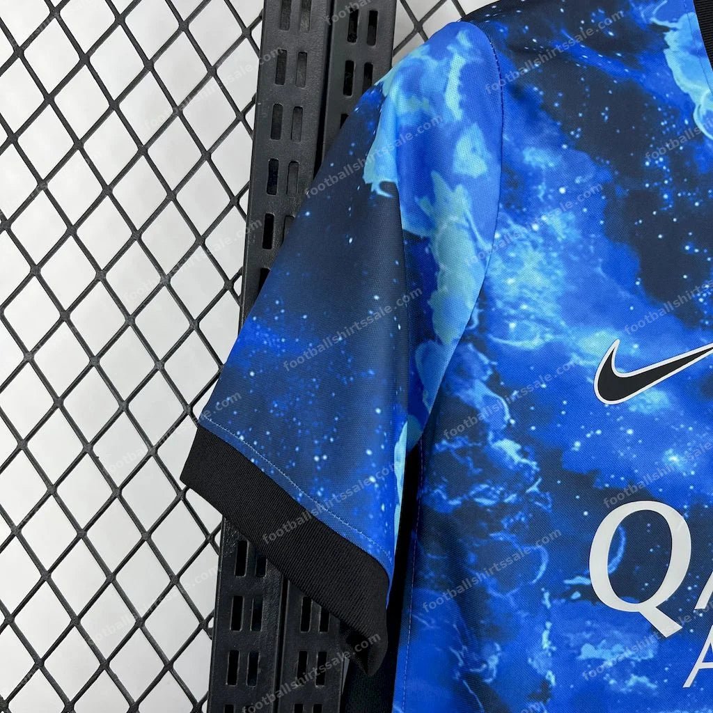 2025/2026 PSG Paris Saint-Germain Night Blue Football Shirt - Detail 6