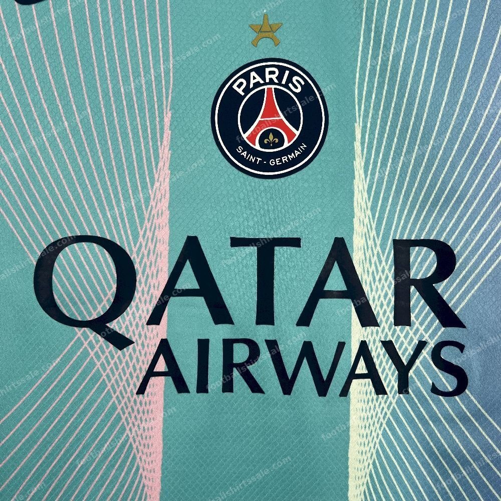 2025/2026 PSG Paris Saint-Germain Special Edition Dream Wave Football Shirt - Detail 2