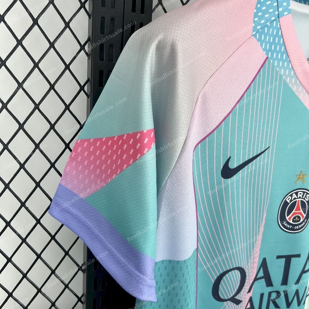2025/2026 PSG Paris Saint-Germain Special Edition Dream Wave Football Shirt - Detail 3
