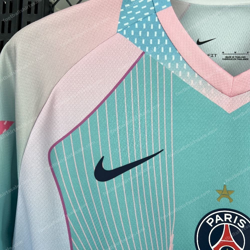 2025/2026 PSG Paris Saint-Germain Special Edition Dream Wave Football Shirt - Detail 4