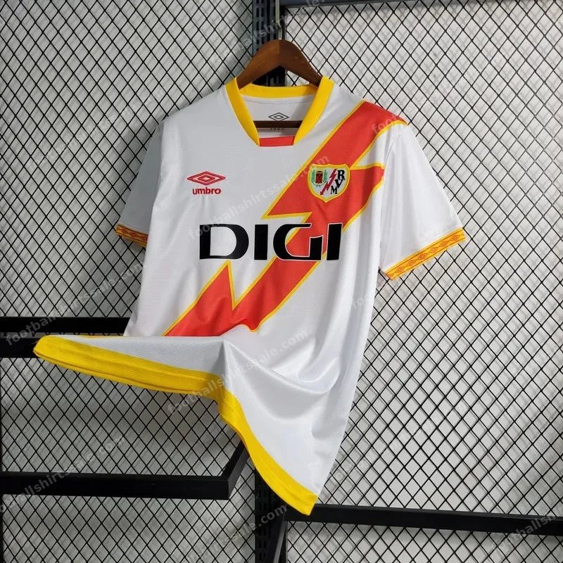 2023/2024 Rayo Vallecano Home Football Shirt - Detail 2
