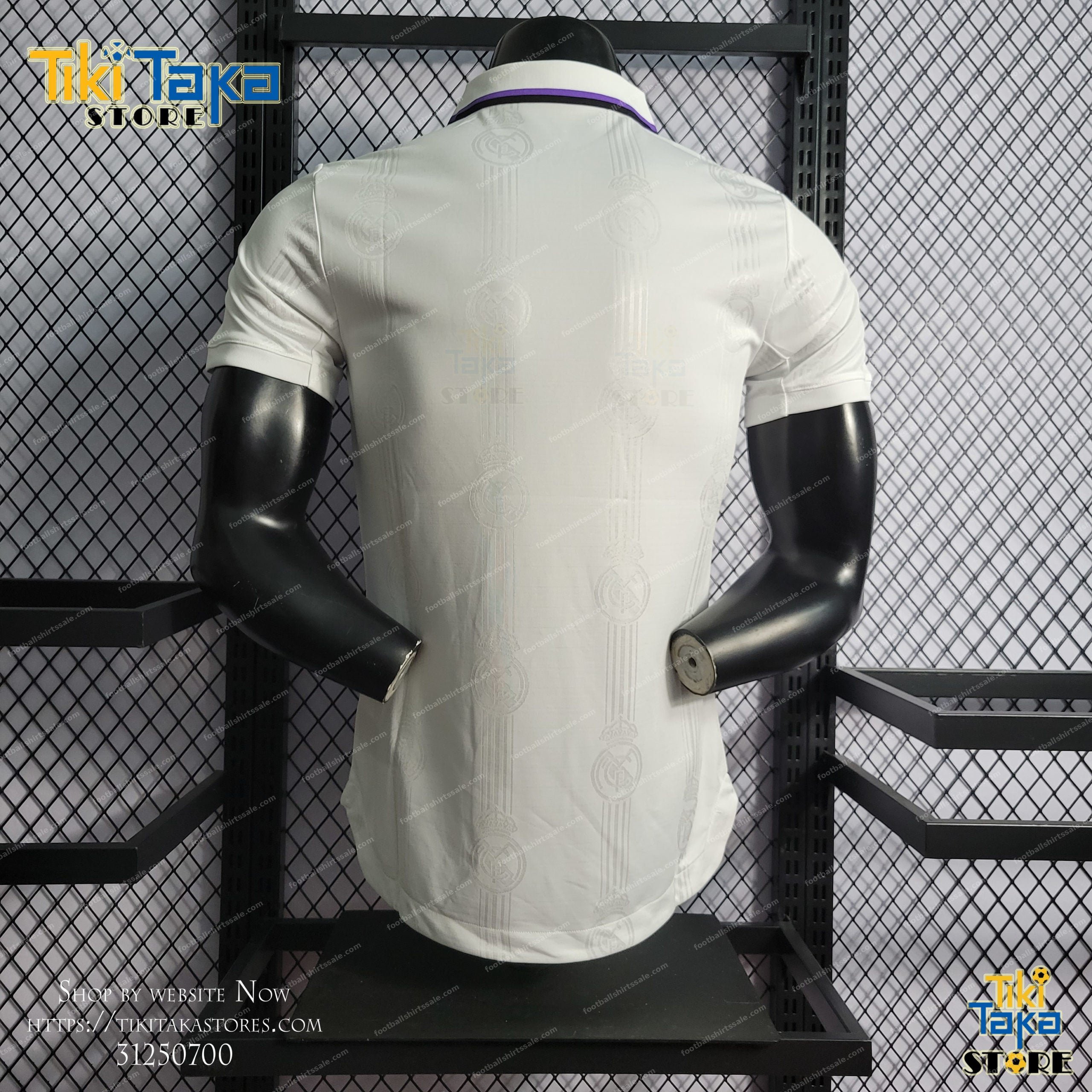 2022/2023 Real Madrid Football Shirt Home Player Version - Detail 1