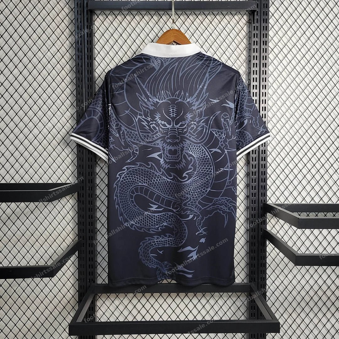 2023/2024 Real Madrid Chinese Dragon Black Football Shirt - Detail 1