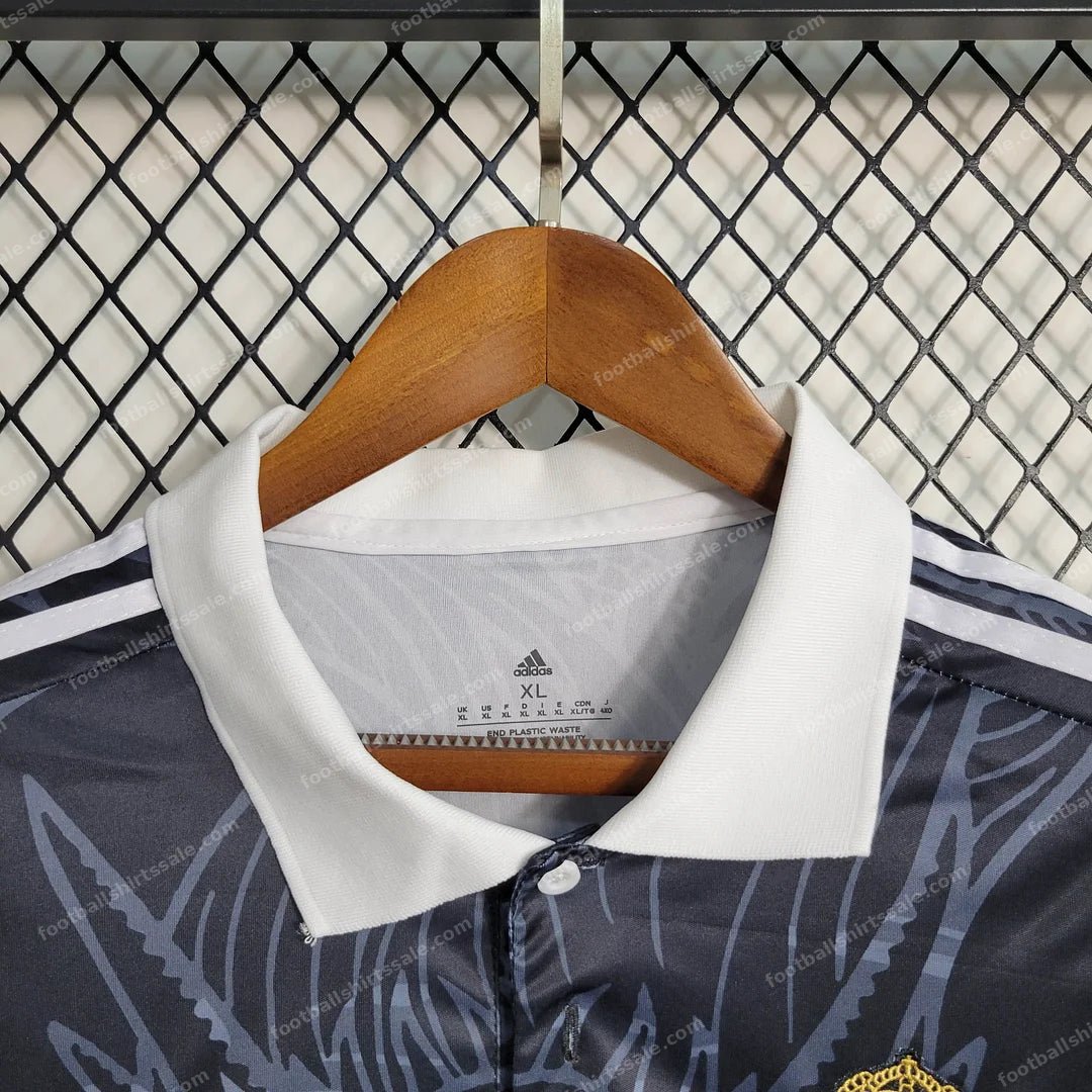 2023/2024 Real Madrid Chinese Dragon Black Football Shirt - Detail 3