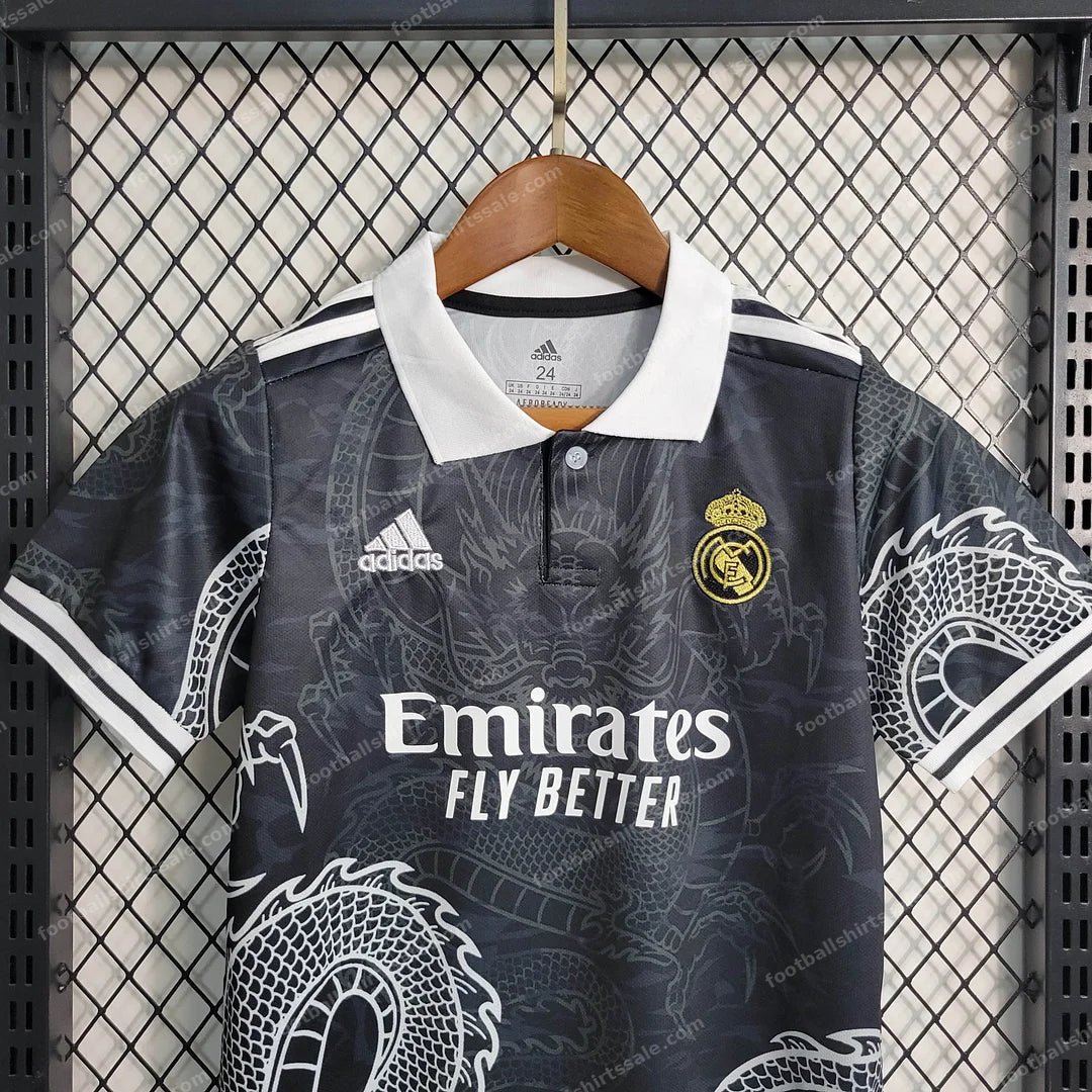 2023/2024 Real Madrid Chinese Dragon Football Shirt Kids Size - Detail 2
