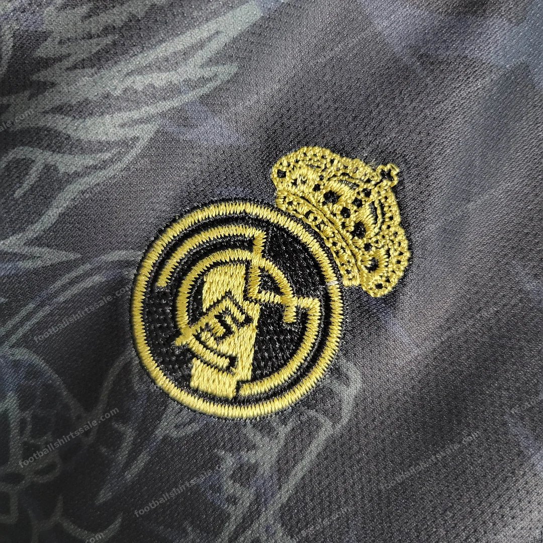 2023/2024 Real Madrid Chinese Dragon Football Shirt Kids Size - Detail 4